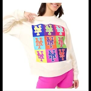 Terez New York Mets Crewneck Sweatshirt